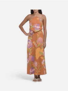 Caroline Constas Halter Maxi Dress